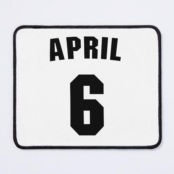 Item preview, Date of birth 6 April birthday gift sport design designed and sold by Panya-Design.