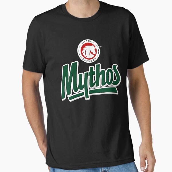 Item preview, Mythos-beer Essential T-Shirt designed and sold by Jerrrown.
