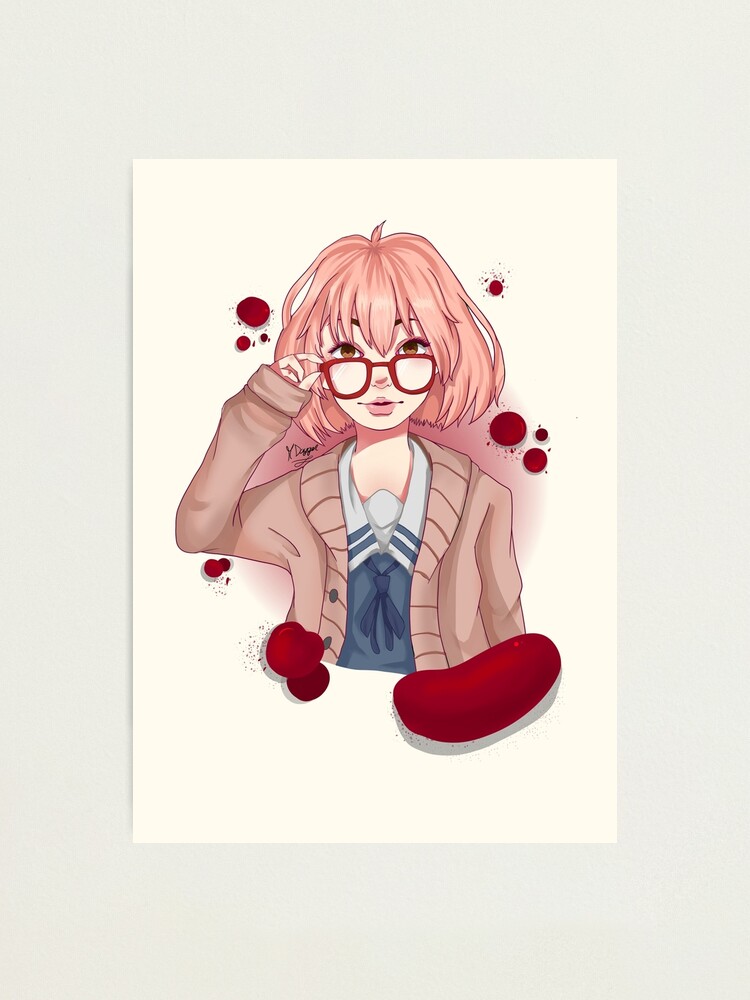 Kyoukai no Kanata - Angry Mirai Greeting Card for Sale by baconmastery