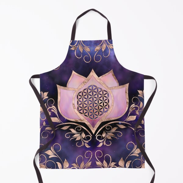 Item preview, Flower of life in pink lotus ornament designed and sold by k9printart.