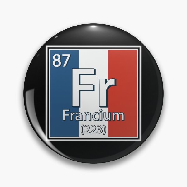 Item preview, Francium - France Flag French Science designed and sold by TravelScientist.