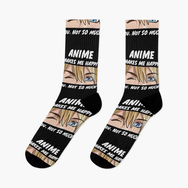 Item preview, Anime Makes me Happy You, not so Much designed and sold by CallDesign.