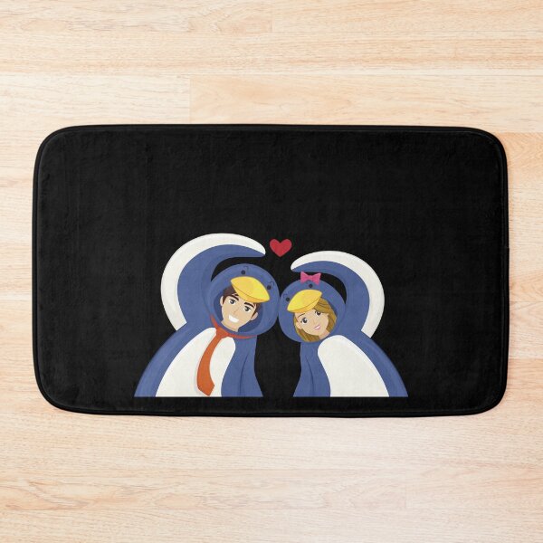 Item preview, Cute Happy Penguin Couple in Love designed and sold by The-Muse.