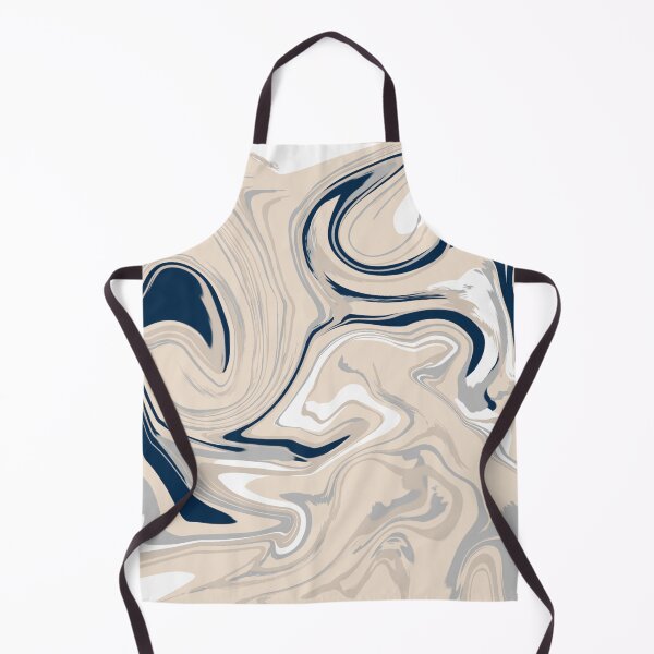 Item preview, Sand White Navy Abstract designed and sold by slimbirdy.