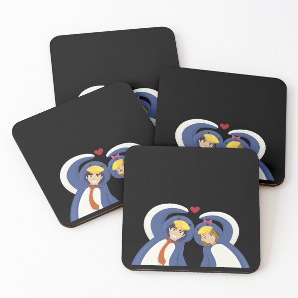 Item preview, Cute Happy Penguin Couple in Love designed and sold by The-Muse.