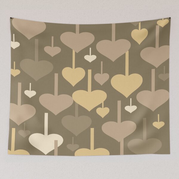 Item preview, Hanging Hearts  Pattern 06 Throw Pillow designed and sold by blueocan.