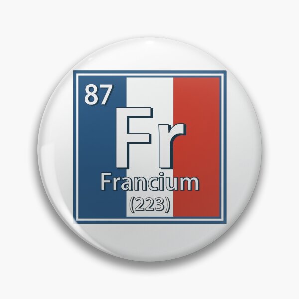 Item preview, Francium - France Flag French Science designed and sold by TravelScientist.