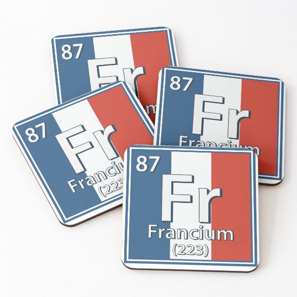Item preview, Francium - France Flag French Science designed and sold by TravelScientist.