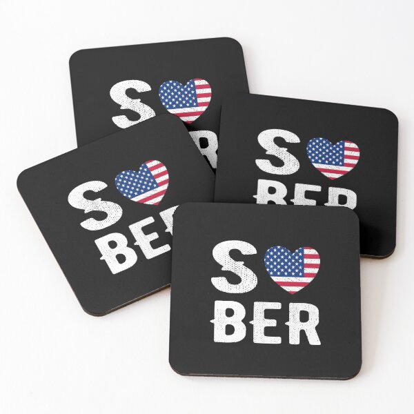 Item preview, Love Sober USA designed and sold by The Sober Frootcake.