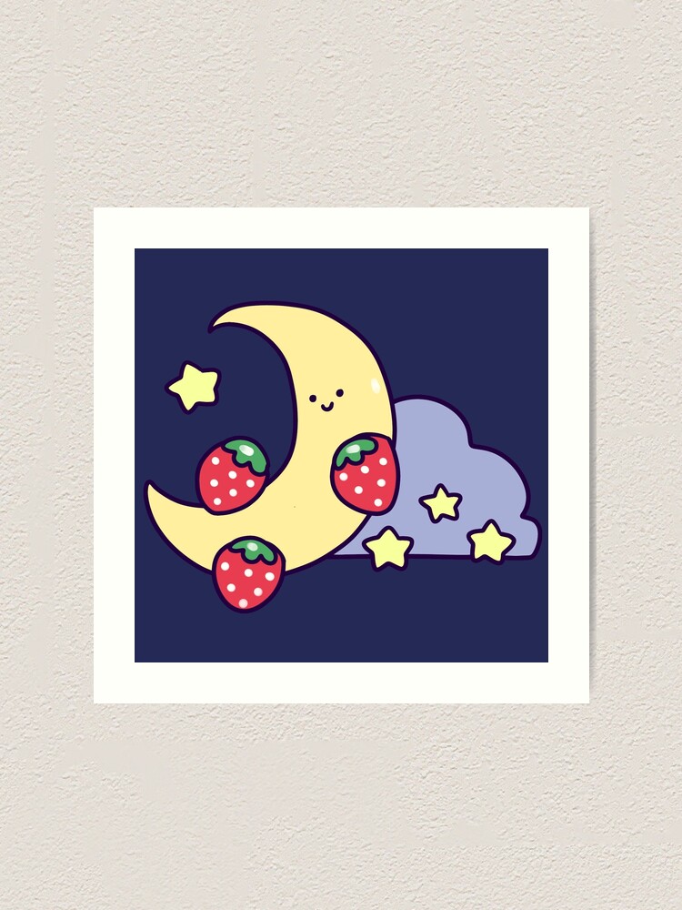 Cute Crescent Moon Sticker for Sale by SaradaBoru