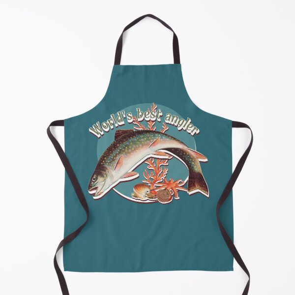 Item preview, World's Best Angler, Cool Salmon Trout Fish Design For Keen Anglers designed and sold by TrulyEpoque.