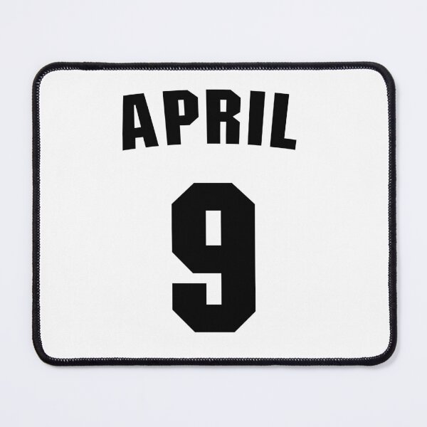 Item preview, Date of birth 9 April birthday gift sport design designed and sold by Panya-Design.