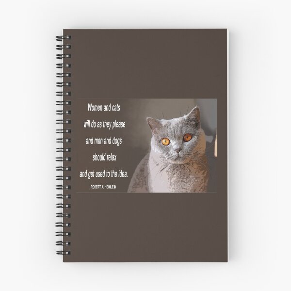 Item preview, Robert A. Heinlein Cats and Dogs Quote designed and sold by Astralia.