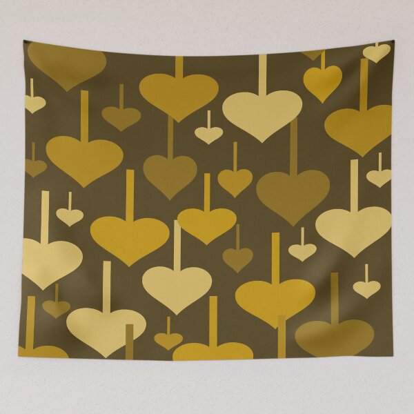 Item preview, Hanging Hearts  Pattern 10 Throw Pillow designed and sold by blueocan.