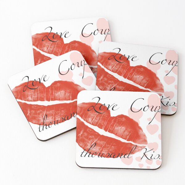 Artikelvorschau, Liebes Coupon - Tausend Küsse, Valentinstag Design entworfen und verkauft von DegoPine Art Studio.