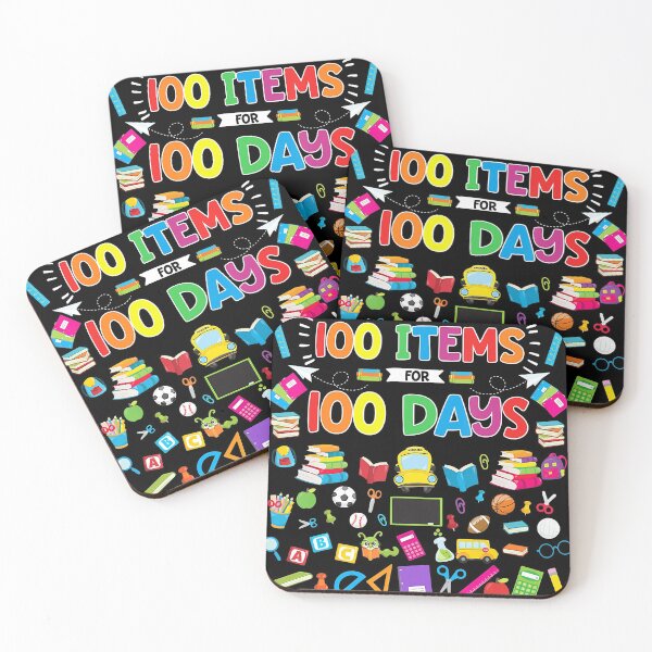 Item preview, 100 Items for 100 Days 100th Day of School Teacher Kid designed and sold by AaronWeedo.