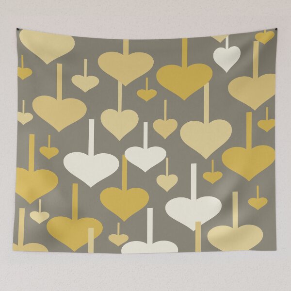 Item preview, Hanging Hearts  Pattern 11 Throw Pillow designed and sold by blueocan.