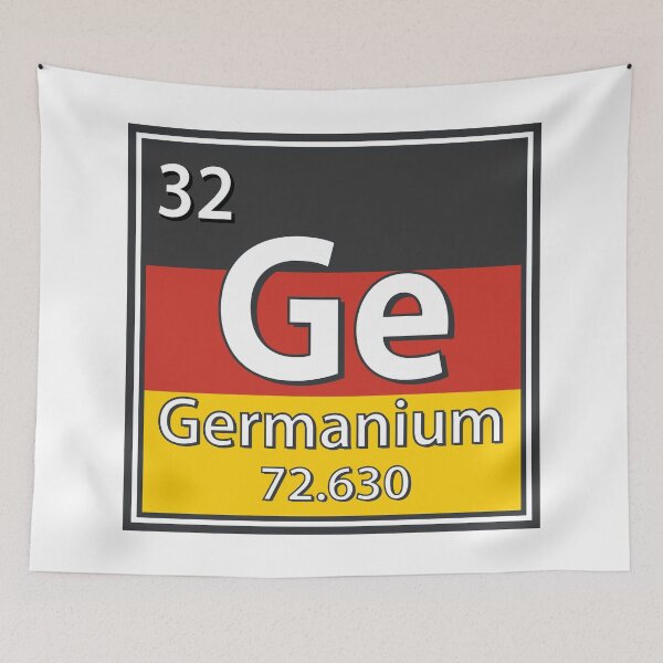 Item preview, Germanium - Germany Flag German Science designed and sold by TravelScientist.