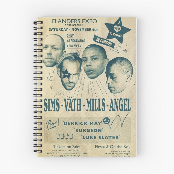 Item preview, I Love Techno Belgium Festival 1999 Jeff Mills Sven Vath Surgeon Ben Sims designed and sold by Lick-Design.