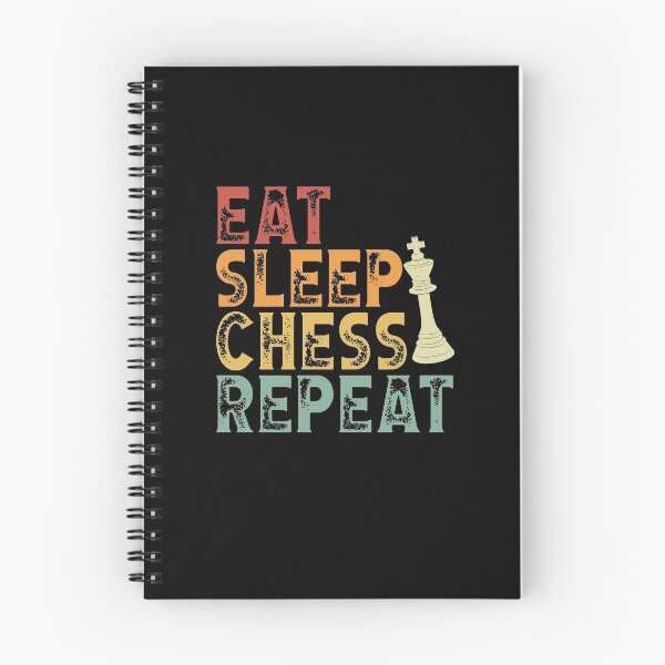 Item preview, Eat sleep chess repeat retro designed and sold by MB9043.