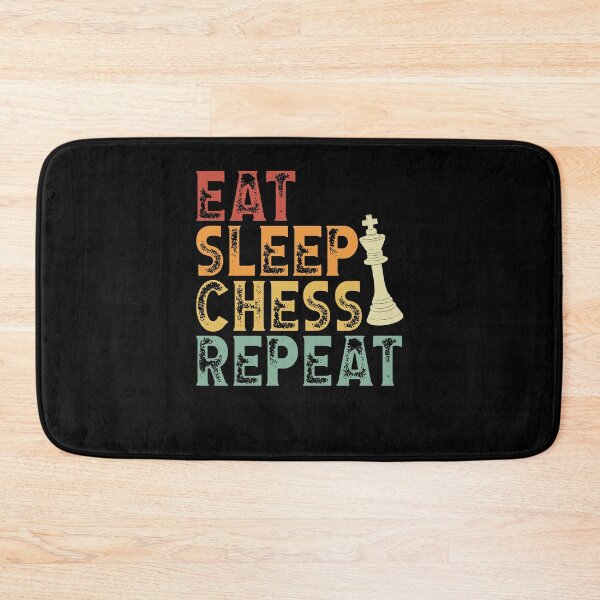 Item preview, Eat sleep chess repeat retro designed and sold by MB9043.
