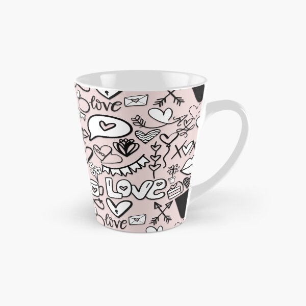 Item preview, Valentine's Day Love, Romance Doodle Pattern designed and sold by linime1984.