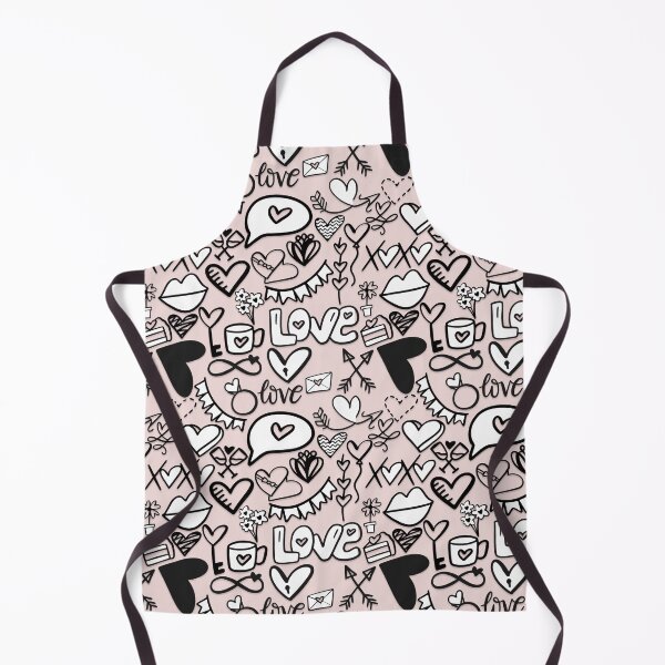 Item preview, Valentine's Day Love, Romance Doodle Pattern designed and sold by linime1984.
