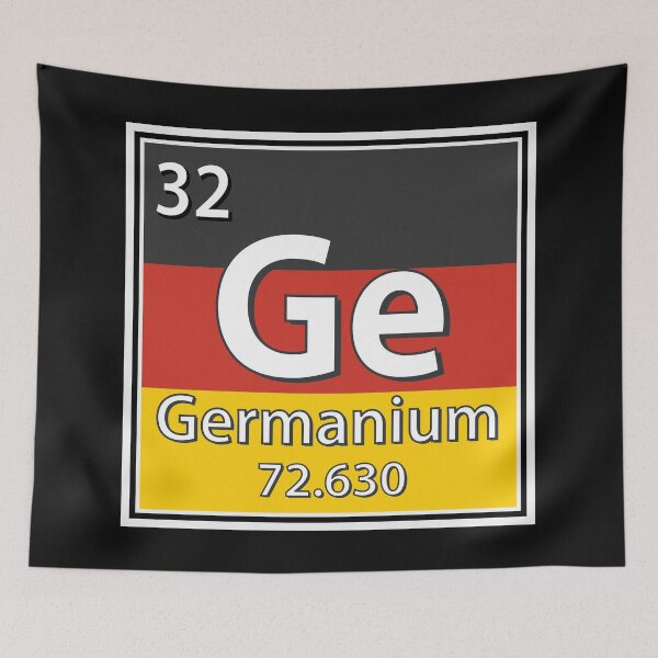 Item preview, Germanium - Germany Flag German Science designed and sold by TravelScientist.