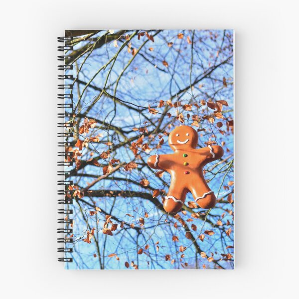 Item preview, Gingerbread cookie hanging from a tree, garden winter decor designed and sold by CarolinaReina.
