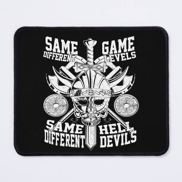 Item preview, Same Game Different Levels Same Hell Different Devils Workout warriors designed and sold by YAHIA-14.