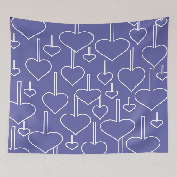 Item preview, Hanging Hearts  Pattern 14 Throw Pillow designed and sold by blueocan.