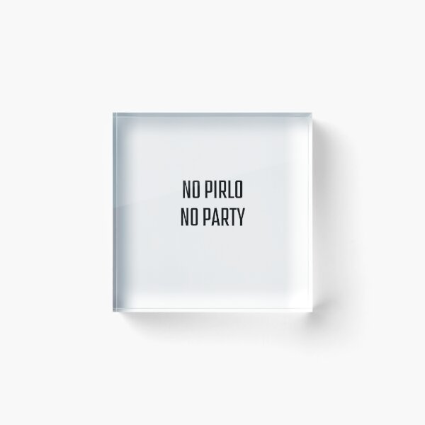 Artikelvorschau, No Pirlo No Party T-Shirt entworfen und verkauft von chrisnika123.