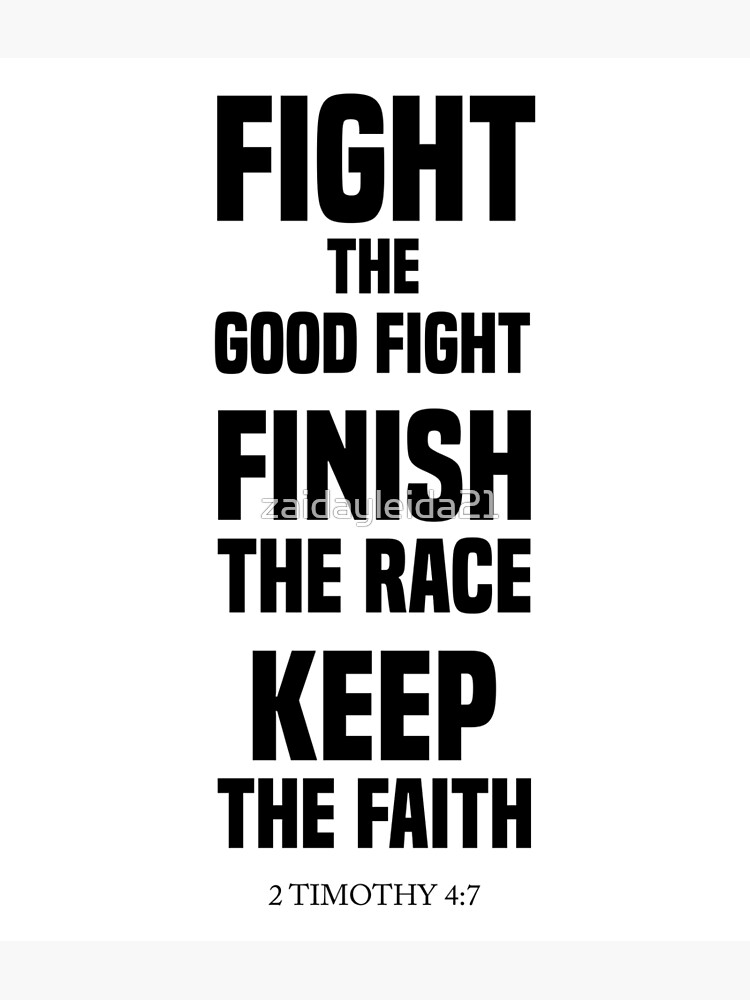 Faith, Fight, Finish