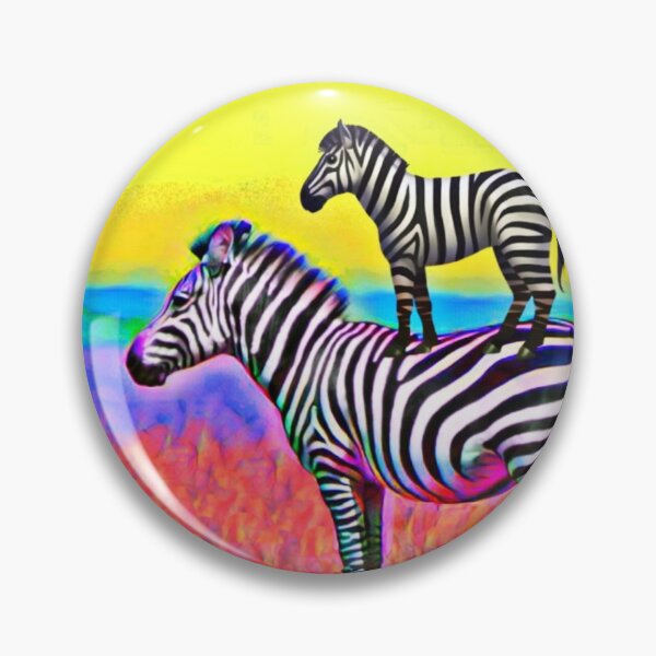 Item preview, Zebra Up Zebra Down Rainbow Digital Art Collection  designed and sold by ArtTheresaLynn1.