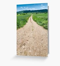 Dusty road Greeting Card