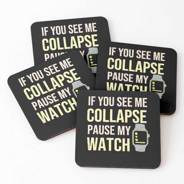 Item preview, If I Collapse Please Pause My Watch - Funny Running designed and sold by Raminovitch.