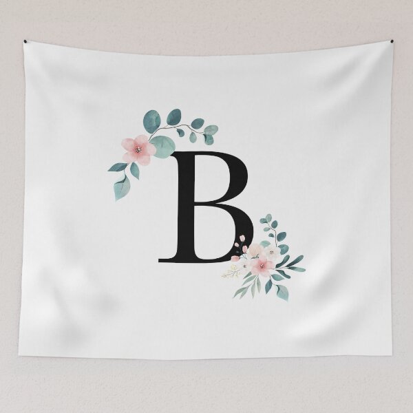 Item preview, B - Watercolor Floral designed and sold by Monograms Ultd.