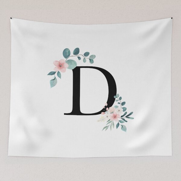 Item preview, D - Watercolor Floral designed and sold by Monograms Ultd.