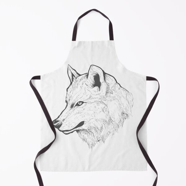 Item preview, wolf head drawing designed and sold by JAG2B.