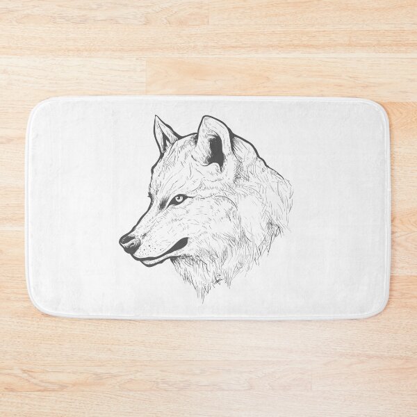 Item preview, wolf head drawing designed and sold by JAG2B.