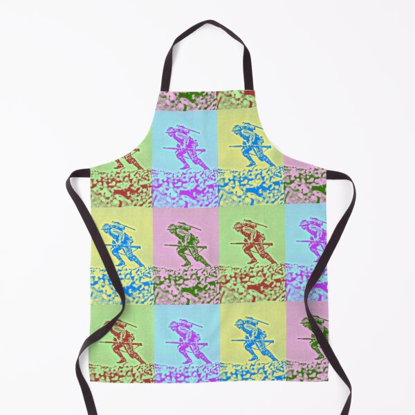Item preview, An heroic WWII marine under fire rendered in pop art Warhol style  designed and sold by CristalleLisa.