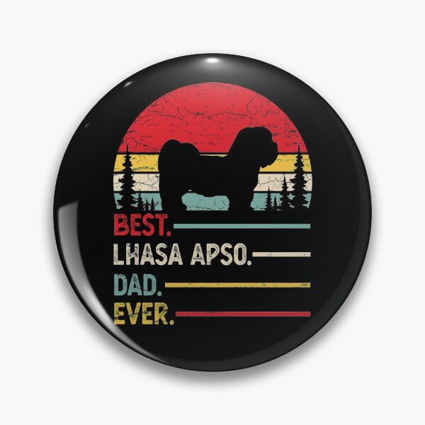 Item preview, Vintage Best Lhasa Apso Dad Ever designed and sold by rafaeltto.