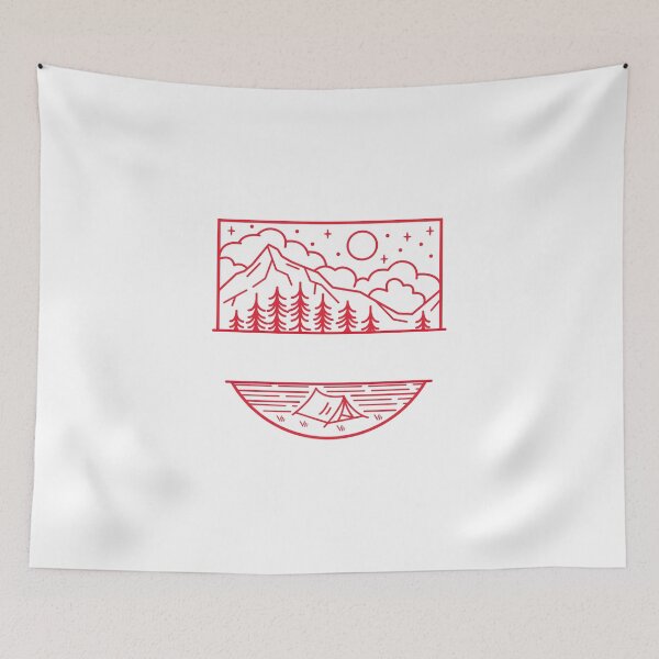 Item preview, Camping outdoors designed and sold by NoelNimmad.