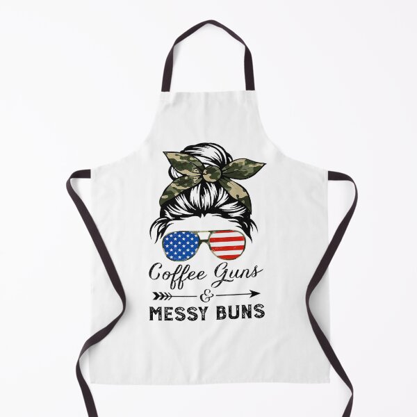Item preview, Coffee Guns & Messy Buns USA Flag Badana designed and sold by Meggie179.