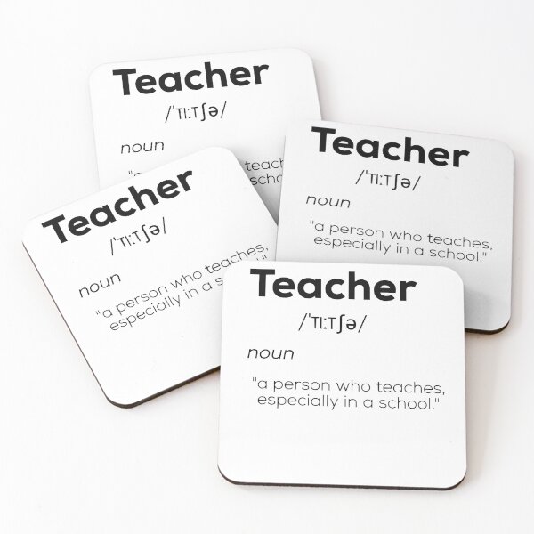 Item preview, Teacher English Definition  designed and sold by BrittaniKreger1.
