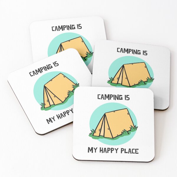 Item preview, Camping - Happy Place designed and sold by NoelNimmad.