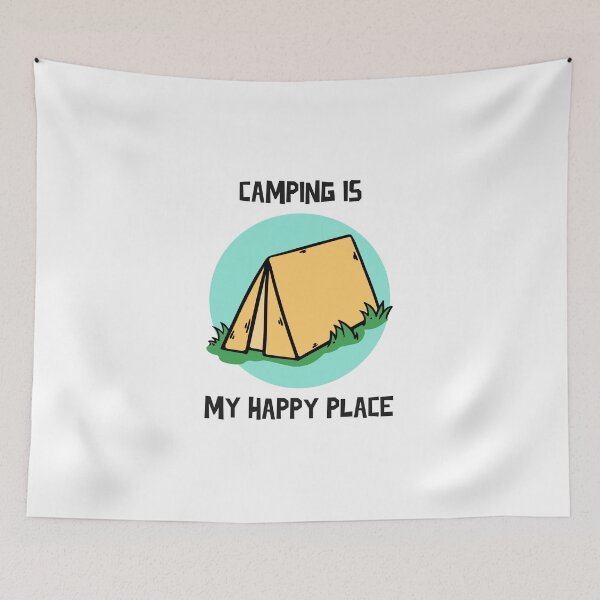 Item preview, Camping - Happy Place designed and sold by NoelNimmad.