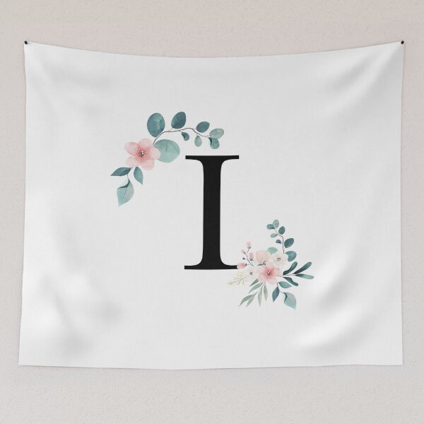 Item preview, I - Watercolor Floral designed and sold by Monograms Ultd.