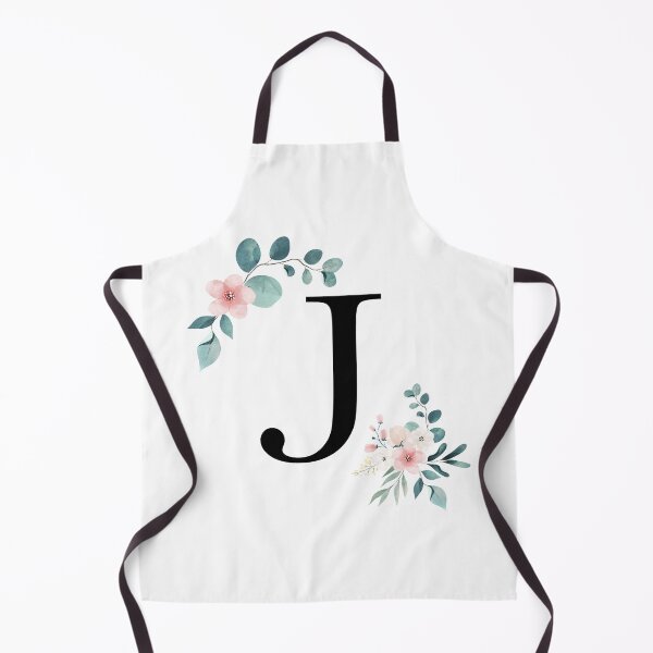 Item preview, J - Watercolor Floral designed and sold by Monograms Ultd.
