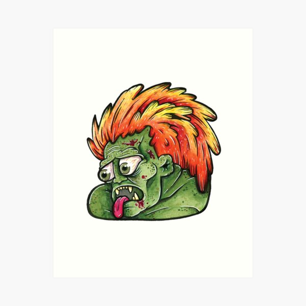 Street Fighter Electric Powers of Blanka Classic Art Board Print for Sale  by NANRIBBON